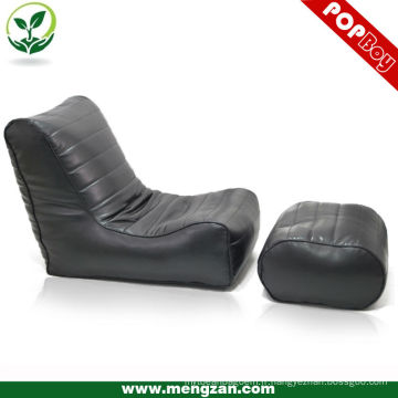 Cuir classique en cuir PU, fauteuil inclinable, salon, frigo, sac, canapé, chaise longue, pied, tabouret